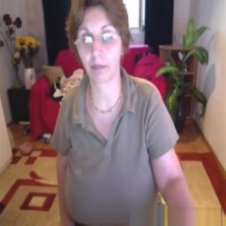Fuskator Huge Naturals Granny Milena On Home Webcam Milflix - 1